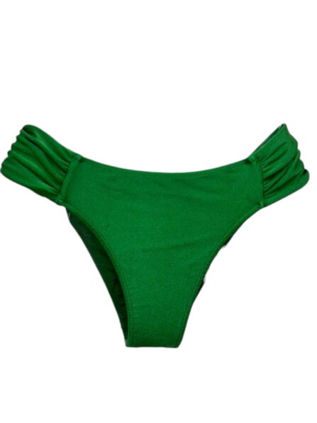 Tanga de biquíni lateral drapeado Lisos - Imagem 8