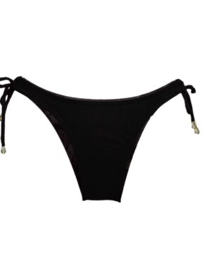 Tanga de biquíni com detalhe de amarração na lateral Lisa