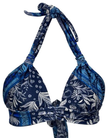 Top de biquíni Frente Única sem bojo Batik - Imagem 4