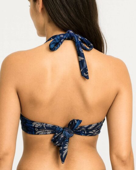 Top de biquíni Frente Única sem bojo Batik - Imagem 3