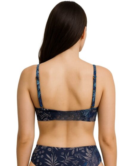 Top de biquíni com amarração de laço frontal e Bojo Batik - Imagem 3
