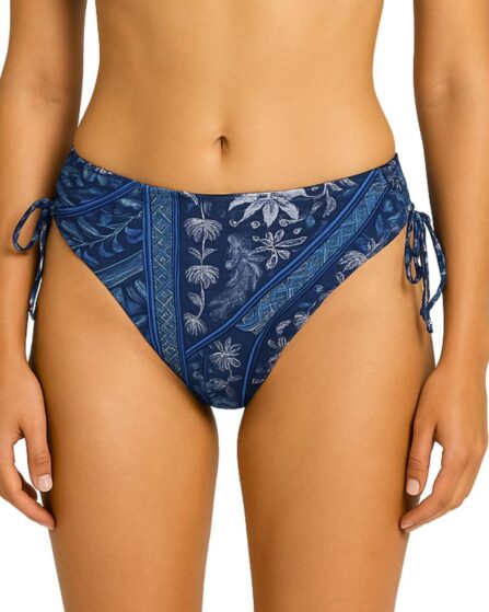 Tanga de Biquíni com Franzido Lateral Batik