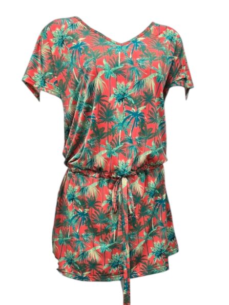 Vestido curto com amarração na cintura Bliss - Imagem 4
