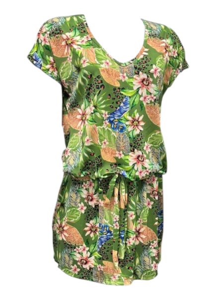 Vestido curto com amarração na cintura Groove - Imagem 5