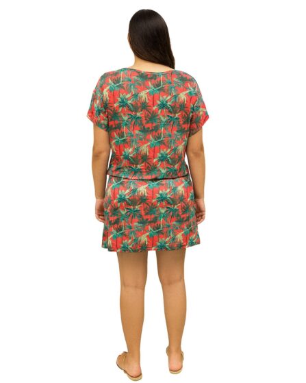 Vestido curto com amarração na cintura Bliss - Imagem 3