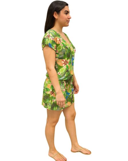 Vestido curto com amarração na cintura Groove - Imagem 4