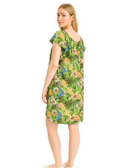 Vestido curto com amarração no ombro Groove - Imagem 3