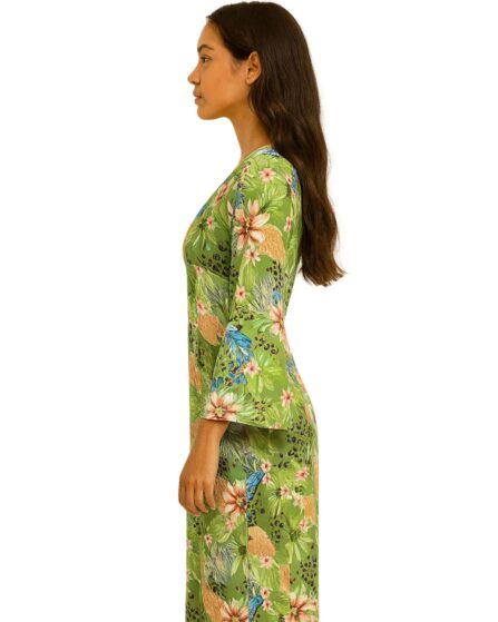 Vestido longo manga ¾ Groove - Imagem 3