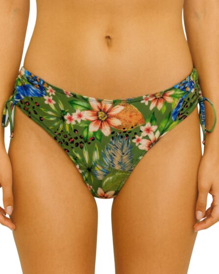 Tanga de biquíni detalhe franzido na lateral Groove