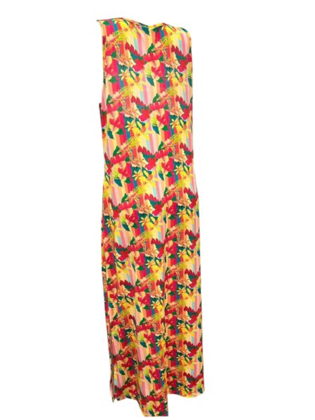 Vestido sem manga longo com decote V Vitamina - Imagem 5