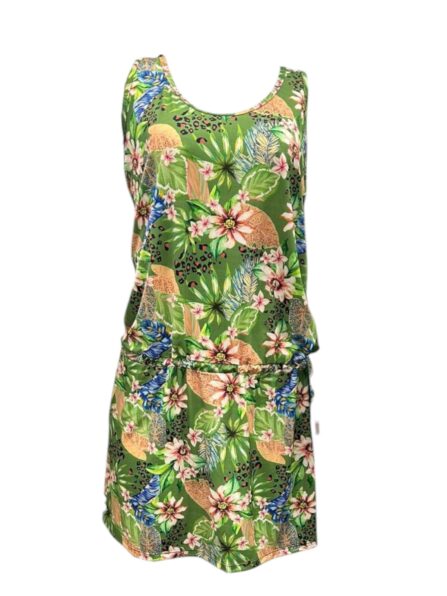 Vestido regata curto com amarração na cintura Groove - Imagem 4
