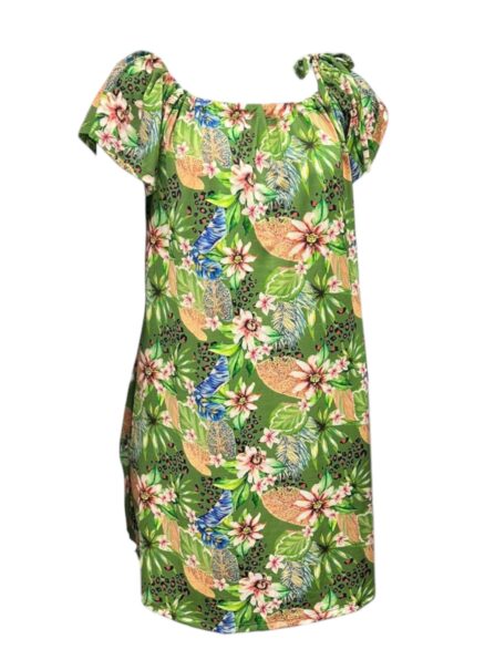 Vestido curto com amarração no ombro Groove - Imagem 4