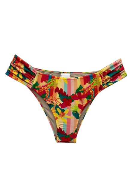 Tanga de biquíni lateral drapeada Vitamina - Imagem 2