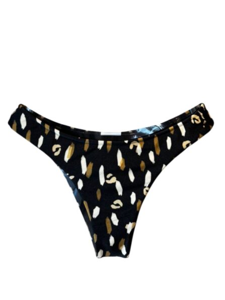 Tanga de Biquíni Básica Oliva Print - Imagem 3