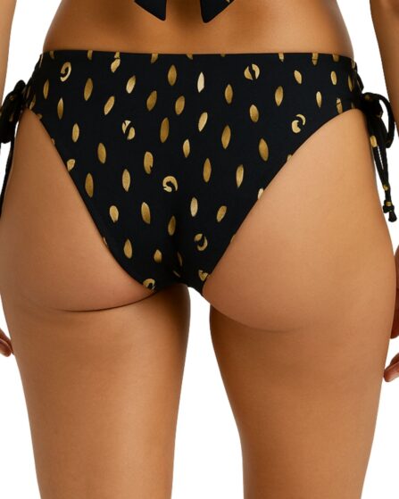 Tanga de Biquíni com Franzido Lateral Oliva Print - Imagem 3
