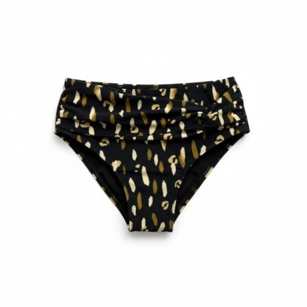 Tanga de biquíni com elo Frontal Oliva Print - Imagem 4