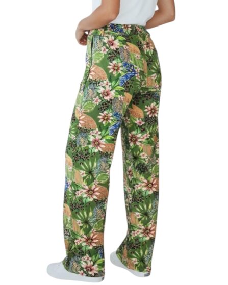 Calça pantalona com amarração na cintura Groove - Imagem 2