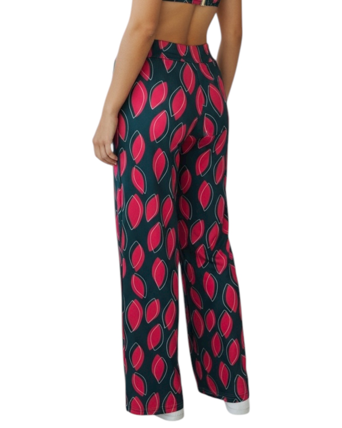 Calça Feminina pantalona reta Ville Pink - Imagem 2