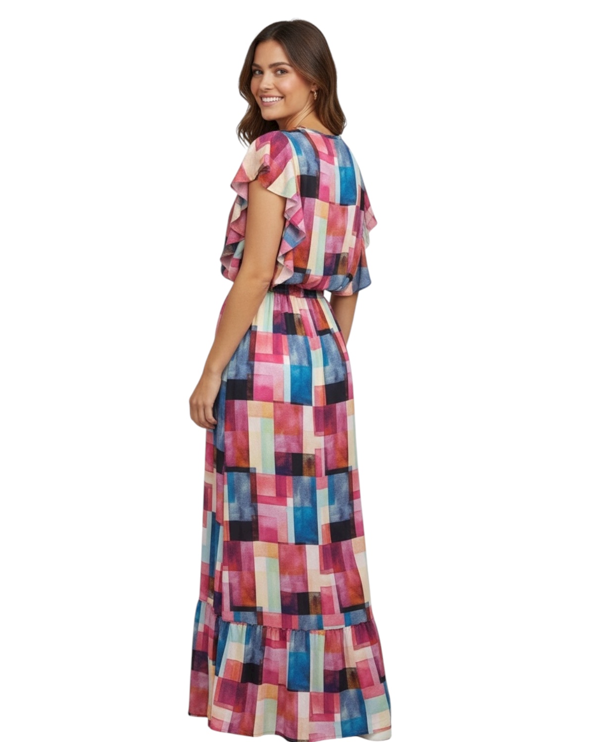 Vestido Longo com babados Lassi - Imagem 2