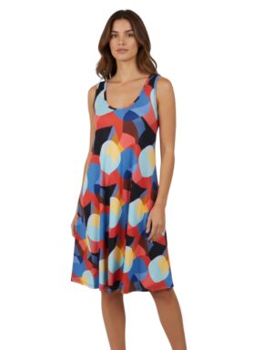 Vestido regata curto evasê Positano