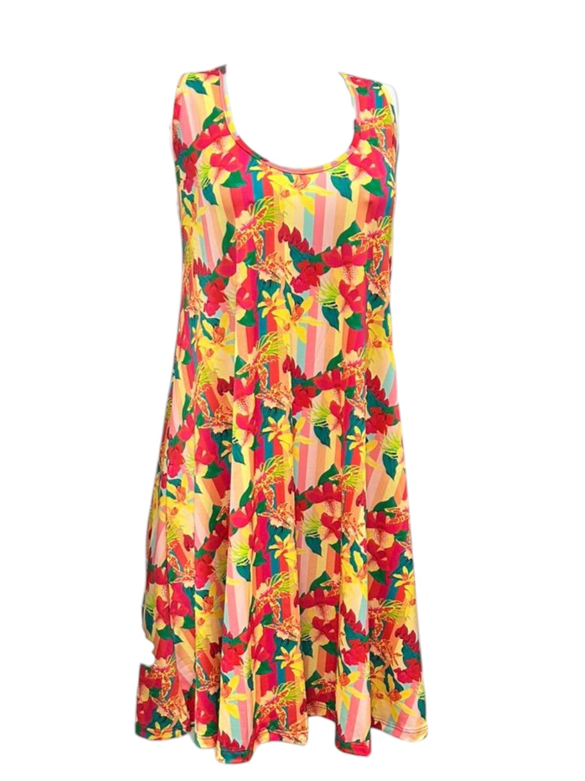 Vestido regata curto evasê Vitamina - Imagem 4