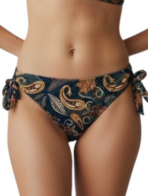 Tanga de Biquíni com Amarração na Lateral Teba Azul