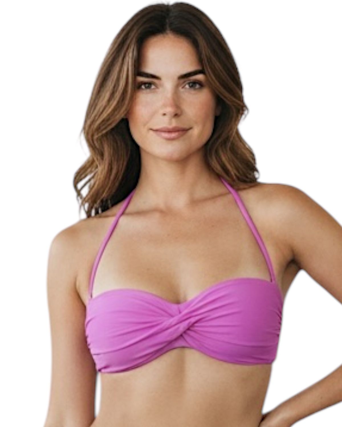 Top de biquíni tomara que caia transpassado Cores - Imagem 4