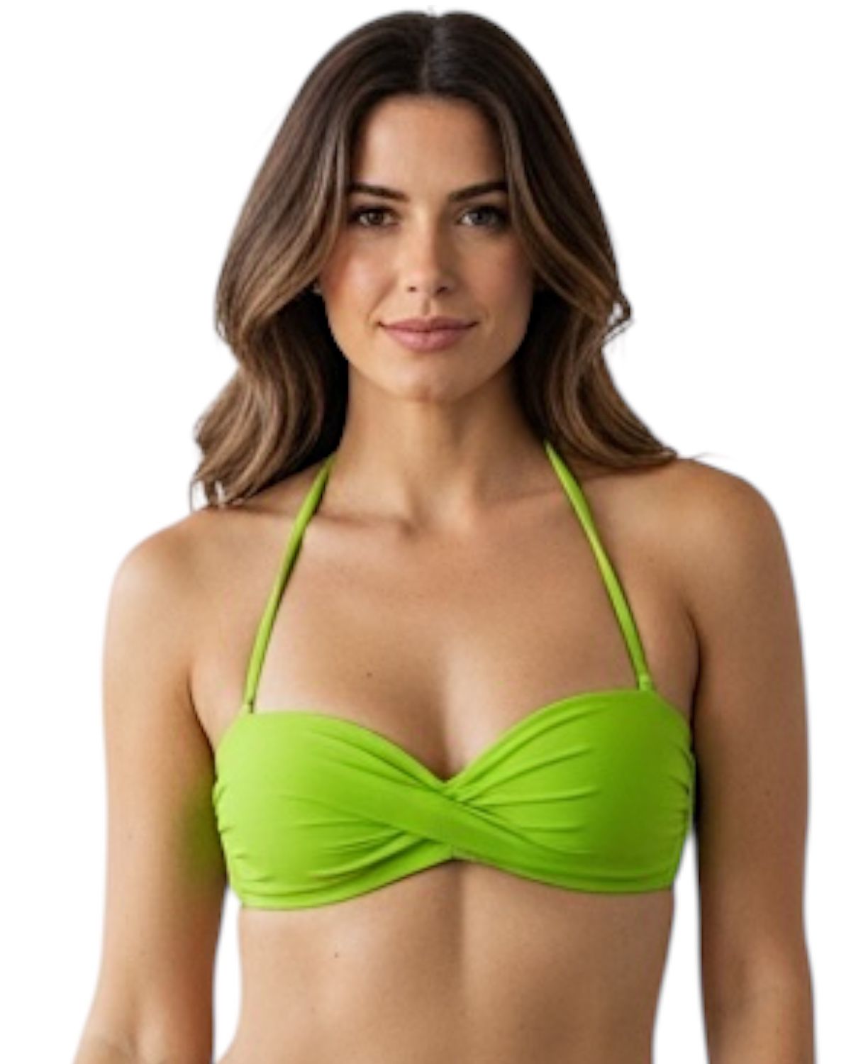 Top de biquíni tomara que caia transpassado Cores