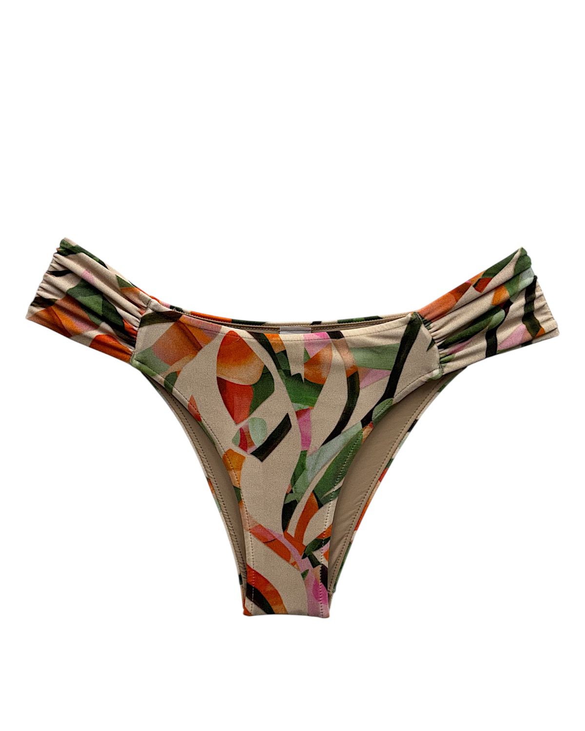 Tanga de Biquíni com Lateral Drapeada Bruma - Imagem 2