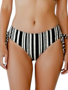 Tanga de Biquíni com Franzido Lateral Textura Atoalhada Duna