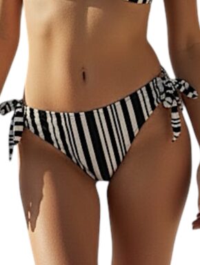 Tanga de Biquíni Amarração na Lateral Textura Atoalhada Duna