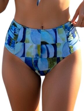 Tanga de Biquíni Cós Alto com Lateral Drapeada Ondra