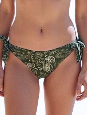 Tanga de Biquíni com Amarração na Lateral Paisley